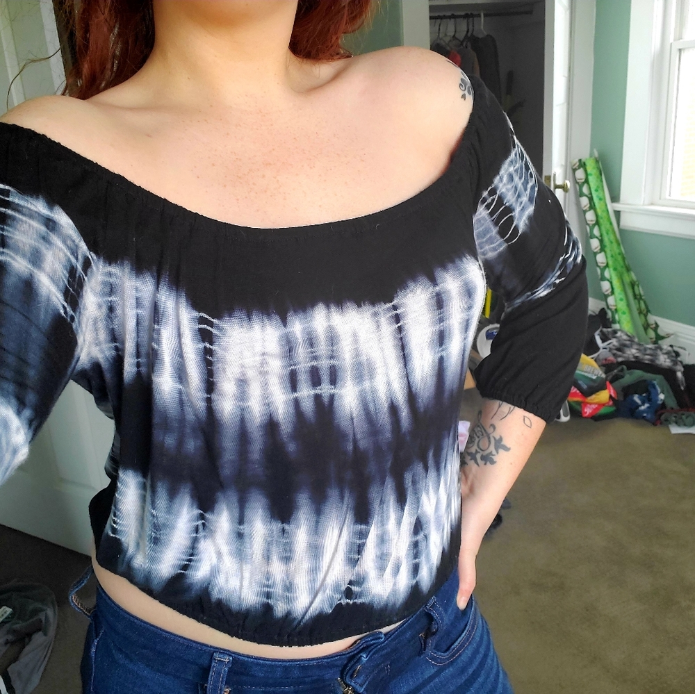Tie dye crop top